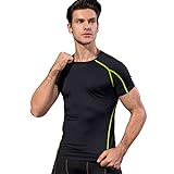 T-Shirt Running Training Fitness für Herren mit kurzen Ärmeln Sport eng sitzende Herrenbluse Hemd Outdoor Herren Langarm