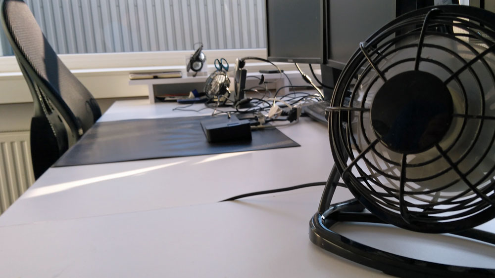 Ventilator gegen Hitze